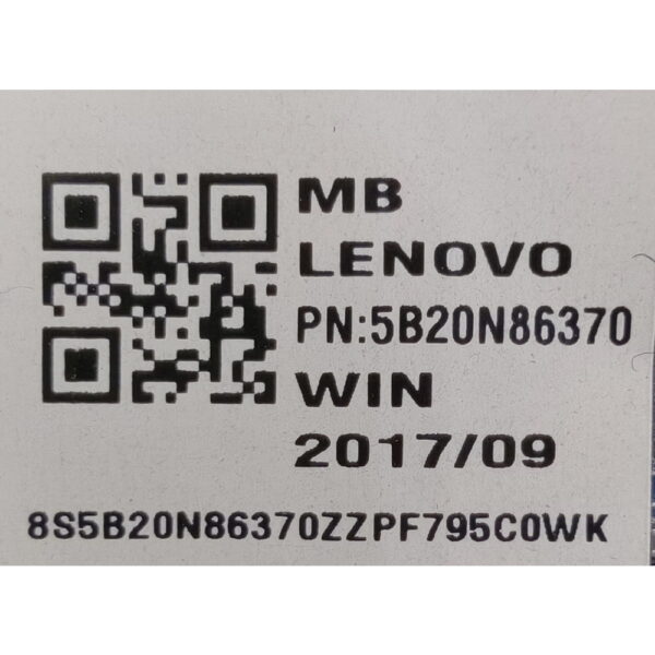 Материнская плата 5B20N86370, NМ-В242, Lenovo 320-15IKB, 320-17IKB, процессор Intel Core i3-7100U, видеочип NVIDIA N16S-GTR-S-A2