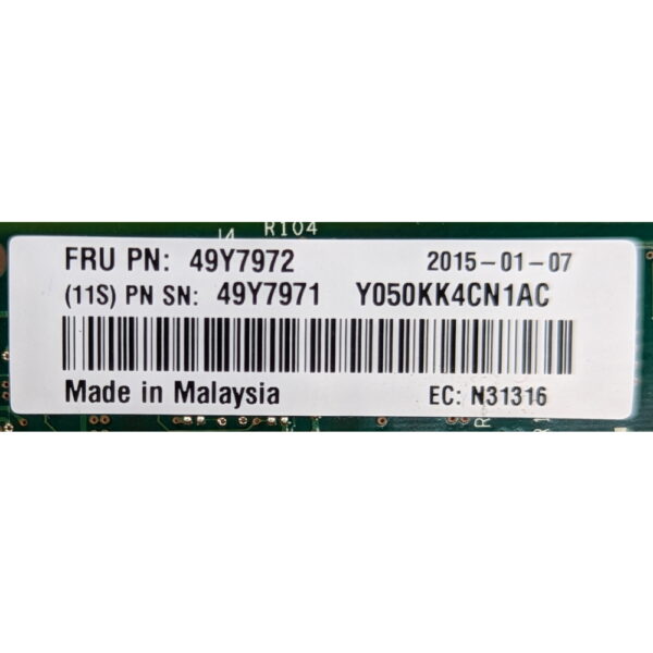 Сетевая карта 49Y7972, 49Y7971, X540-T2, IBM, Intel, PCI-E, 2 x 10 Гбит/с