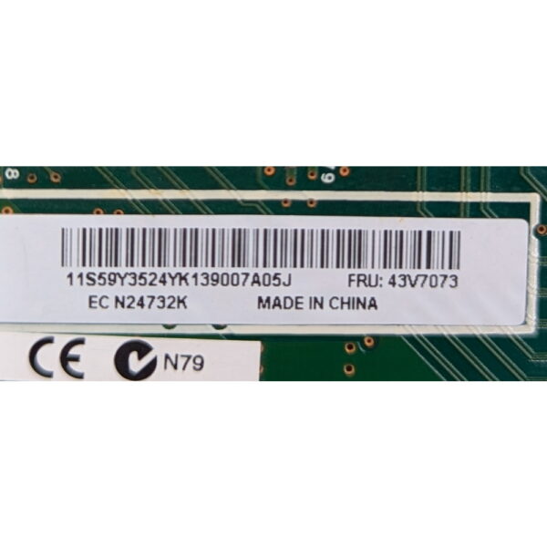 Сетевая карта 43V7073, 49Y7971, X540-T2, IBM, Intel, PCI-E, 2 x 10 Гбит/с