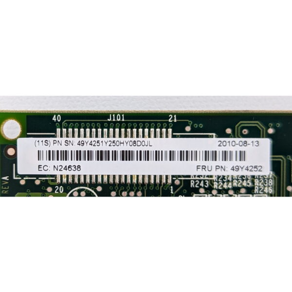 Контроллер Fibre Channel 49Y4252, 49Y4251, IBM, 2 x 10 Гбит/сек, PCIe