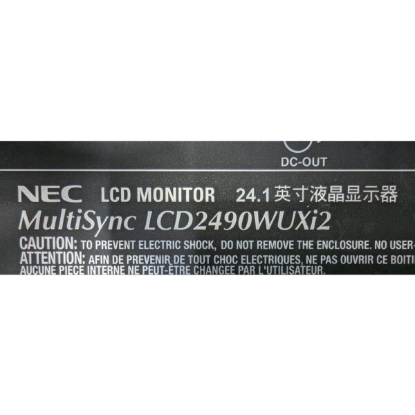 Монитор LCD2490WUXi2, NEC, 24.1", 1920 x 1200, имеются следы эксплуатации