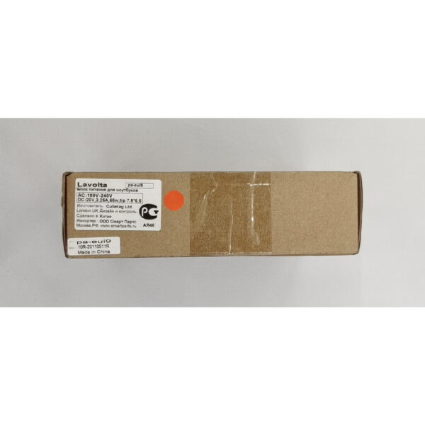 Адаптер питания PA-EUI9, Lavolta, 20v, 3.25a, 65w, с кабелем разъем 7.9*6.6