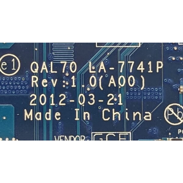 Материнская плата LA-7741P, Dell Latitude E6330, процессор Intel Core i5-3340M (SR0XB)