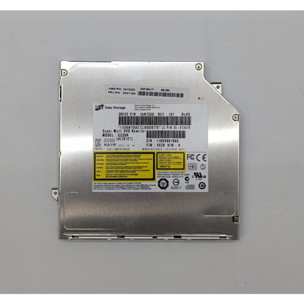 Привод DVD-RW GS30N, 0A72255, 04W1394, 45N7556, Lenovo ThinkPad Edge E420S, Sata, 9.5 mm