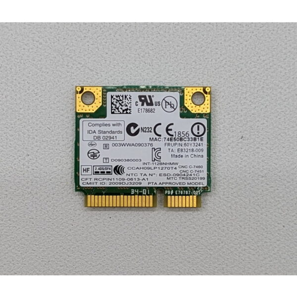 Wi-Fi модуль 593530-001, 60Y3241, HP Compaq 112BNHMW