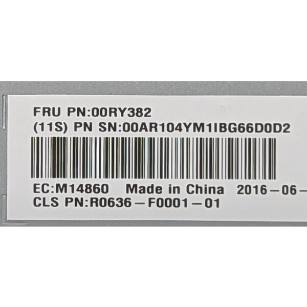 Контроллер 00AR108 (00AR104, 00RY382), IBM Storwize V3700: Материнская плата R0636-B0001-03, R0636-G0001-07, Сетевая карта 8Gb FC 4 Port Host Interface Card (4377336YM) – 1 шт., SSD SanDisk X110 32GB (SD6SA1M-032G-1011, 00WK898, 00RY303) – 1 шт., Модуль памяти 4GB PC3L-10600 (MT18KDF51272AZ-1G4) – 2 шт., Аккумулятор 00Y4643 (90Y7689) - 1 шт., Процессор Intel Celeron G530T (SR05K) 2 GHz - 1 шт.