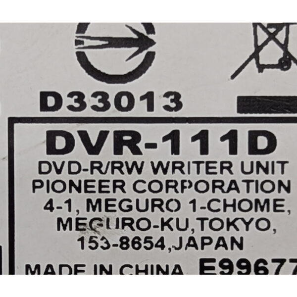 Привод DVD-RW DVR-111D, Pioneer, IDE