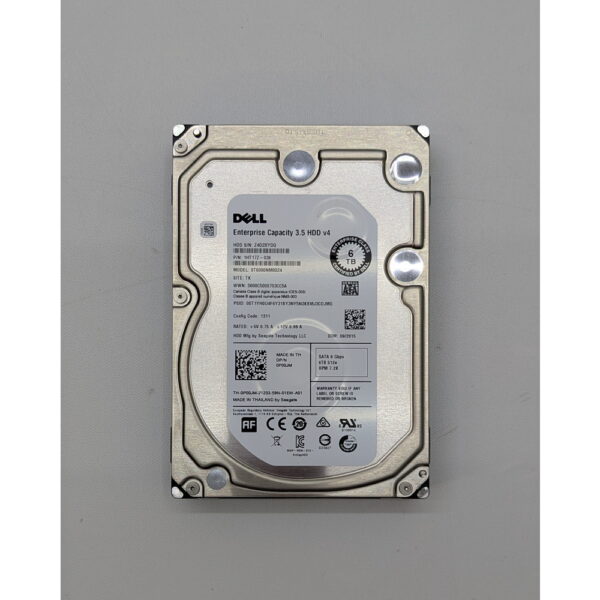 Жесткий диск ST6000NM0024, 0P00JM, 1HT17Z-036, Dell, Seagate, 6 Тб, SATA, 3.5