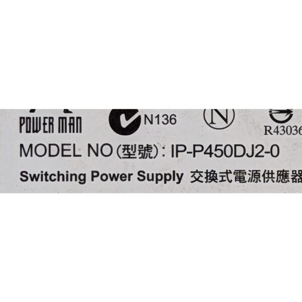 Блок питания IP-P450DJ2-0, Power Man, 450 Вт, ATX