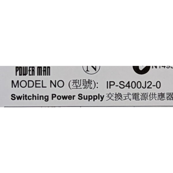 Блок питания IP-S400J2-0, Power Man, 400 Вт, ATX