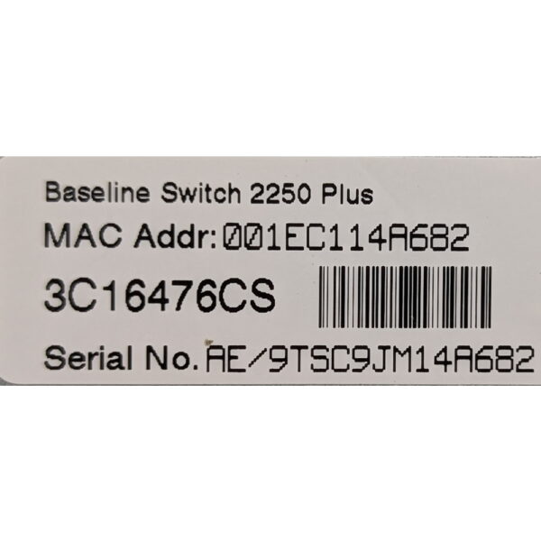 Коммутатор 3C16476CS, 3COM, Bаseline Switch 2250 Plus, 48, 100 Mbps