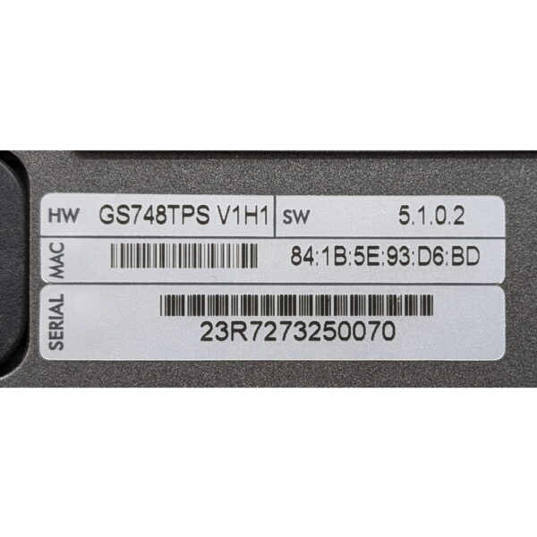 Коммутатор GS748TPS, 48 + 4 SFP, PoE
