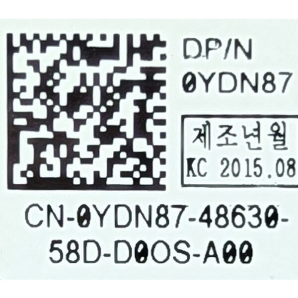 Аккумулятор 0YDN87, Dell Latitude E7250, 7.6V, 6700mAh, СОСТОЯНИЕ НЕ ИЗВЕСТНО, ПРОДАЕТСЯ КАК ЗАГЛУШКА!