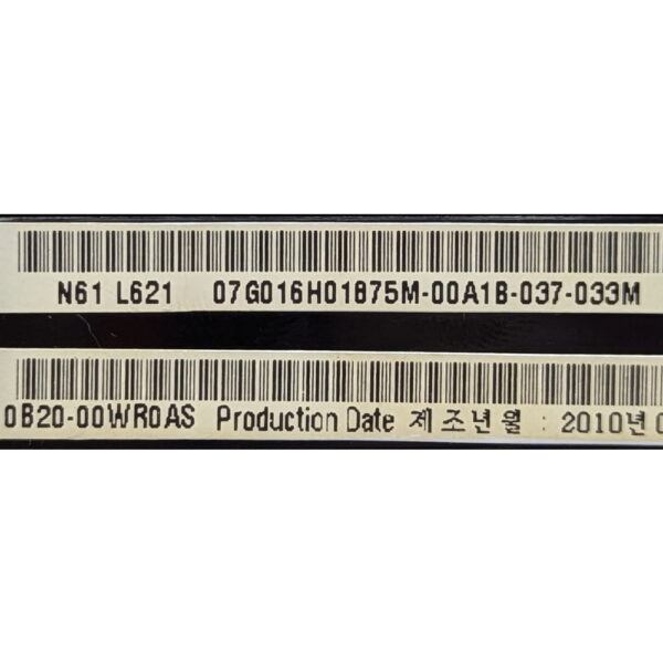 Аккумулятор 07G016H01875M, 0B20-00YF0AS, Asus X64VG, X64, X57, X55, VX5, N61, N53, N43, M60, M50, 60Wh, 10.8 Volt, 5600 mAh, СОСТОЯНИЕ НЕ ИЗВЕСТНО, ПРОДАЕТСЯ КАК ЗАГЛУШКА!