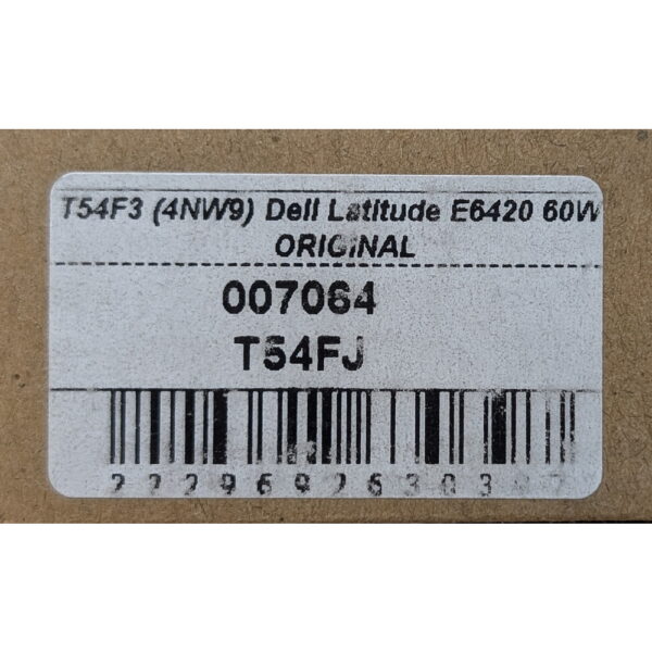 Аккумулятор T54FJ, Dell Latitude E6420, Inspiron 15R (5520), 17R (5720), 17R (SE-7720), Latitude E5420, E5430, E5520, E5530, E6420, E6430, E6520, E6530, Vostro 3460, 3560, 5100mAh, 11.1V, СОСТОЯНИЕ НЕ ИЗВЕСТНО, ПРОДАЕТСЯ КАК ЗАГЛУШКА!