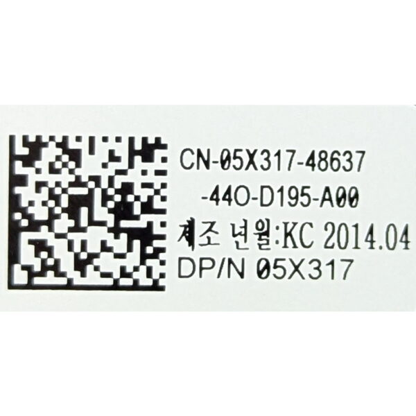 Аккумулятор 05X317, Dell Latitude E6320, E6420, E6520, 11.1V, 30Wh, СОСТОЯНИЕ НЕ ИЗВЕСТНО, ПРОДАЕТСЯ КАК ЗАГЛУШКА!