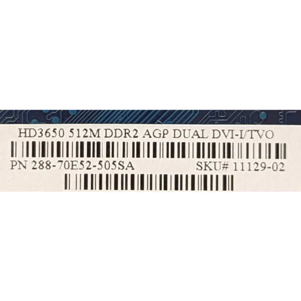 Видеокарта 288-70E52-505SA, ATI Radeon HD 3650, 512MB, DDR2