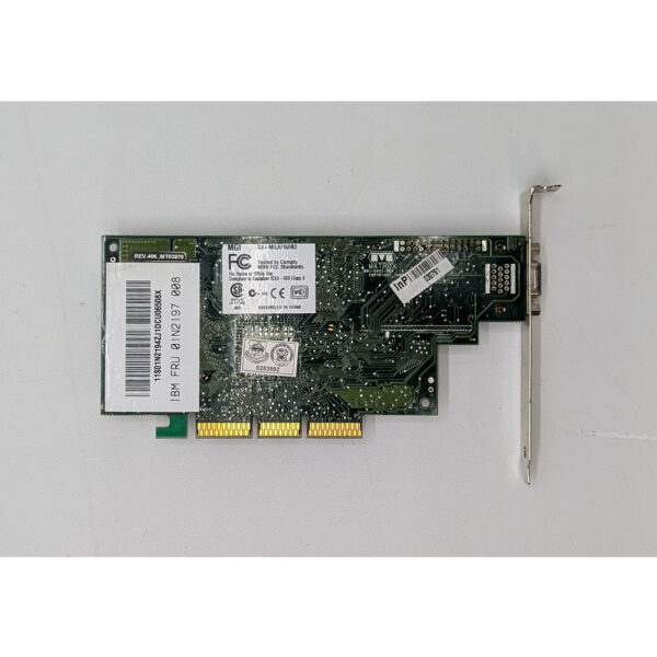 Видеокарта 01N2197, IBM, Matrox G400-16MB, 16MB, AGP