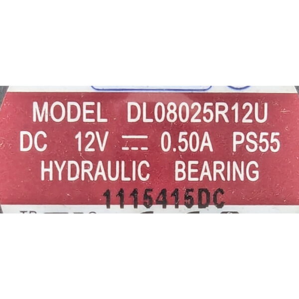 Вентилятор DL08025R12U, AVC, 12 В 0.5A 80*80*25 Мм 4-пиновый