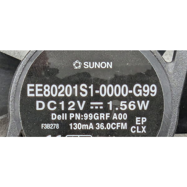 Вентилятор 099GRF, 99GRF, EE80201S1-0000-G99, Sunon, Dell Optiplex 3010, 3020, 7010, 390, 790, 990, 9010