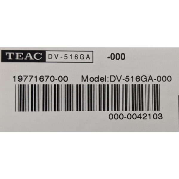 Привод DVD-RW DV-516GA-000, TEAC, IDE