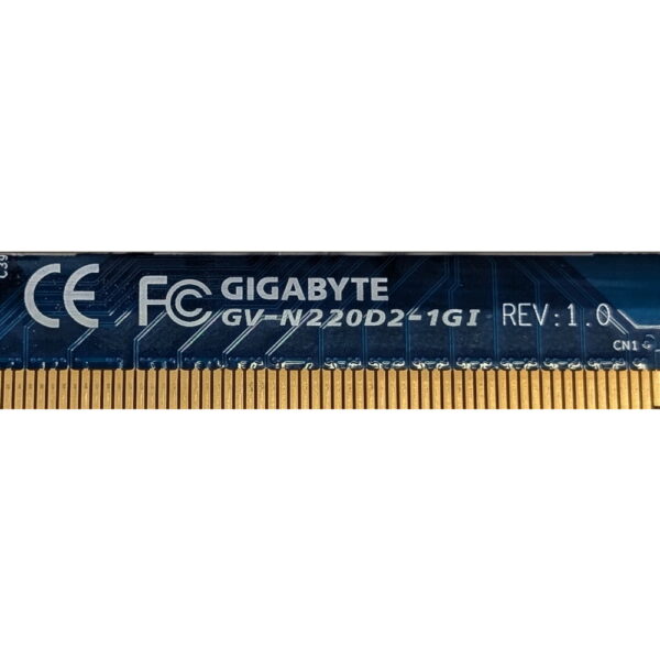 Видеокарта GV-N220D2-1GI, Gigabyte GeForce GT 220, 1 Гб, DDR2