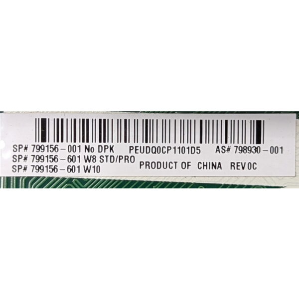 Материнская плата 798930-001, 799156-001, 799156-601, HP ProDesk 400 G3, Sff, LGA1151