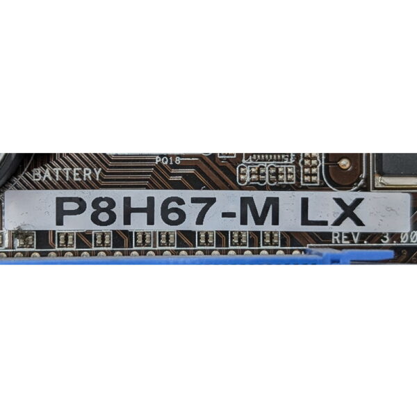 Материнская плата P8H67-M LX, Asus, MicroATX, LGA1155