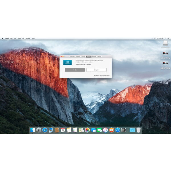 Мини-компьютер A1347 Apple Mac mini (2011 года), процессор Intel i7 2GHz, оперативная память 4 Гб DDR3, видеокарта Intel HD Graphis 3000, жесткий диск 500 Гб, macOS ElCapitan, имеются следы эксплуатации