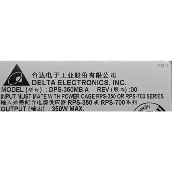 Блок питания A45295-006, DPS-350MB A, Delta, Intel SС5200, SR2200, SR1200, 350 Вт