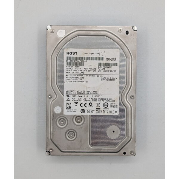 Жесткий диск HUS724030ALA640, H3U30006472S, HGST, 3 Тб, SATA, 3.5