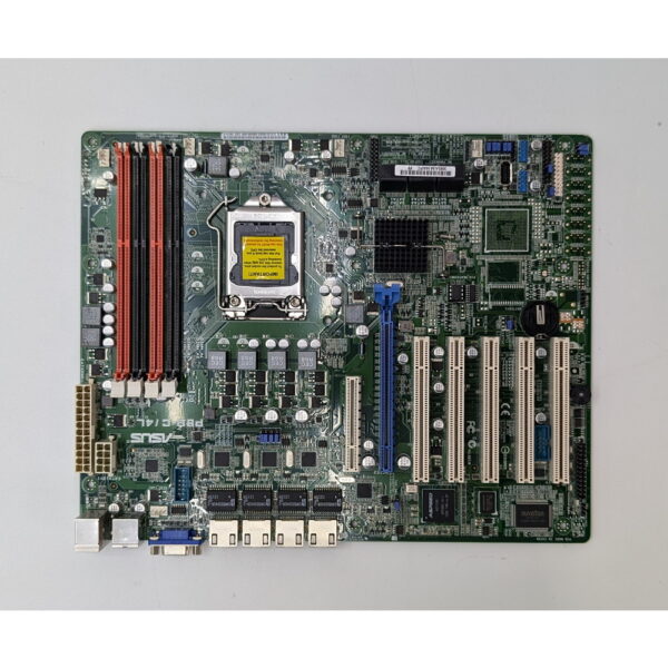 Материнская плата P8B-C/4L, Asus, Socket LGA1155, DDR3, ECC, ATX, сломаны крепления памяти
