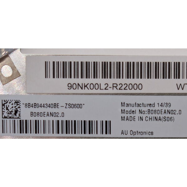 Дисплей в сборе 90NK00L1-R22000, 8080EAN02, Asus MeMO Pad 8, ME180A, Черный