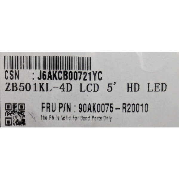 Дисплей в сборе 90AK0075-R20010, ZB501KL-4D, Asus ZenFone Live, ZB501KL, Белый