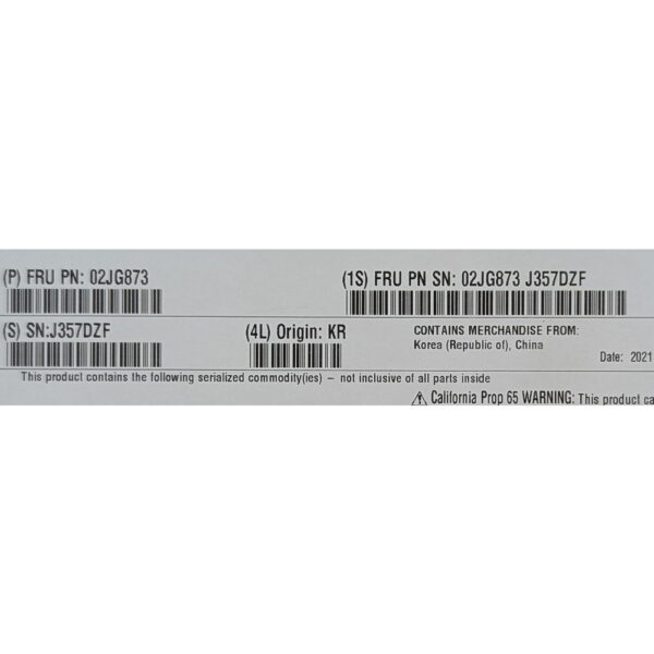 SSD диск 02JG873, MZ7LH480HAHQ-00005, MZ-7LH4800 с салазками 17A06251, Samsung, Lenovo, 480 Гб, SATA, 2.5"