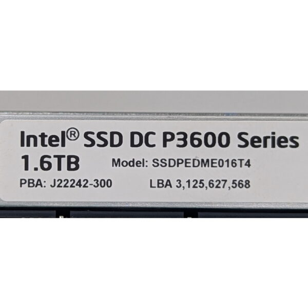 SSD диск 00PH336, SSDPEDME016T4, Intel DC P3600, Lenovo, 1.6 Тб, PCI-E Gen3 x4 (PCIe)