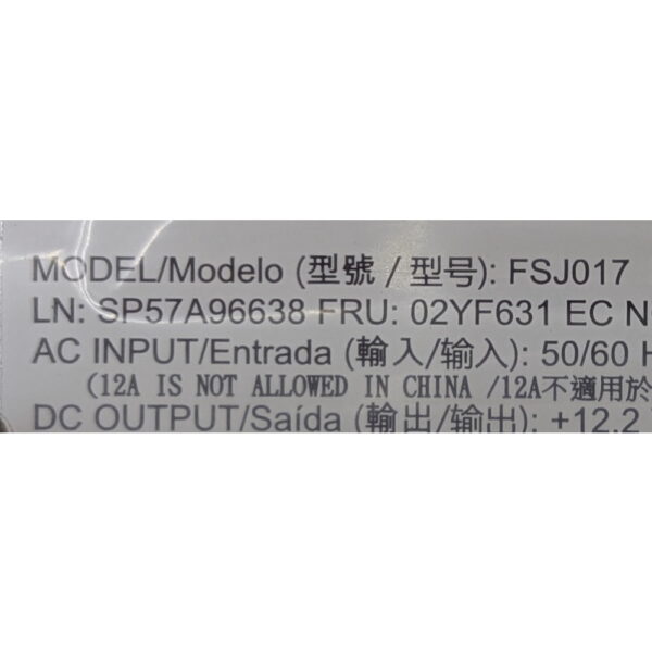 Блок питания 02YF631, FSJ017, AcBel, Lenovo ThinkSystem SR650 V2, SR850 V2, 1100W