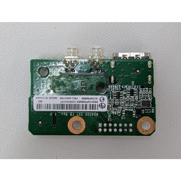 Плата 00HV195, Lenovo, Front Panel Board