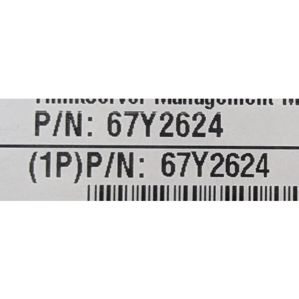 Плата 67Y2624, Lenovo ThinkServer Management Module Premium for Gen4