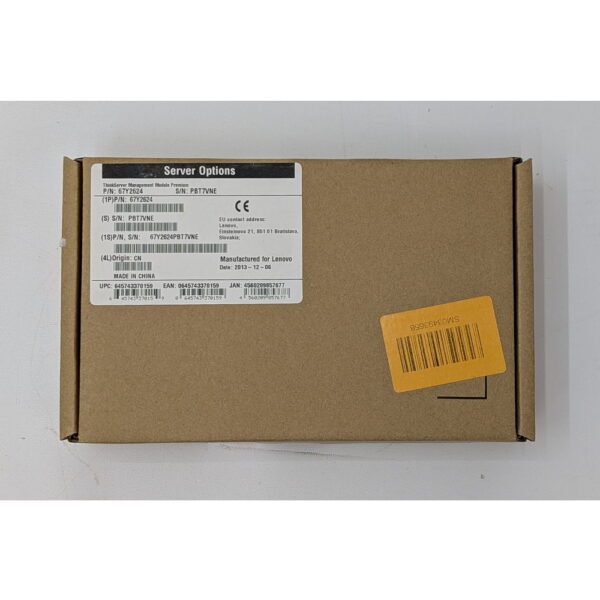Плата 67Y2624, Lenovo ThinkServer Management Module Premium for Gen4