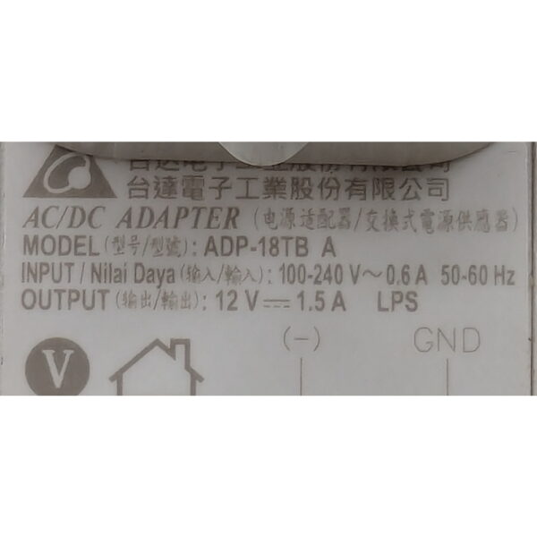 Адаптер питания ADP-18TB/A, HU10104-11295, Acer Tablet Iconia Tab A510, A511, A700, A701, 12.0В, 1.58А, MicroUSB