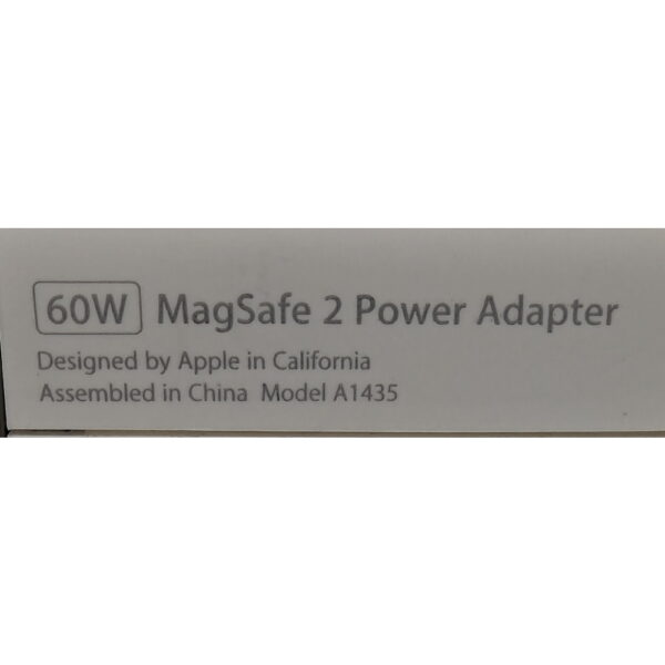Адаптер питания A1435, MagSafe2, 60W, Apple Macbook Pro Retina 13" A1425, A1502 (2012 - 2015)