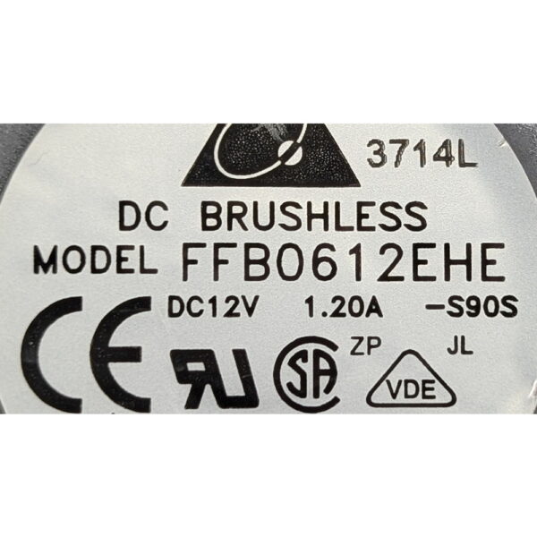 Вентилятор FFB0612EHE, Dеltа 12V, 60X38, 1.2a, 4pin