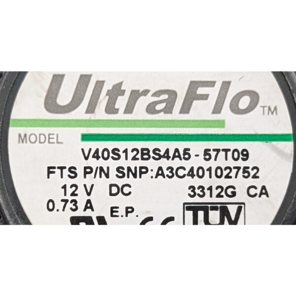 Вентилятор A3C40102752, V40S12BS4A5-57T09, Nidec, Fujitsu PRIMERGY RX100 S6