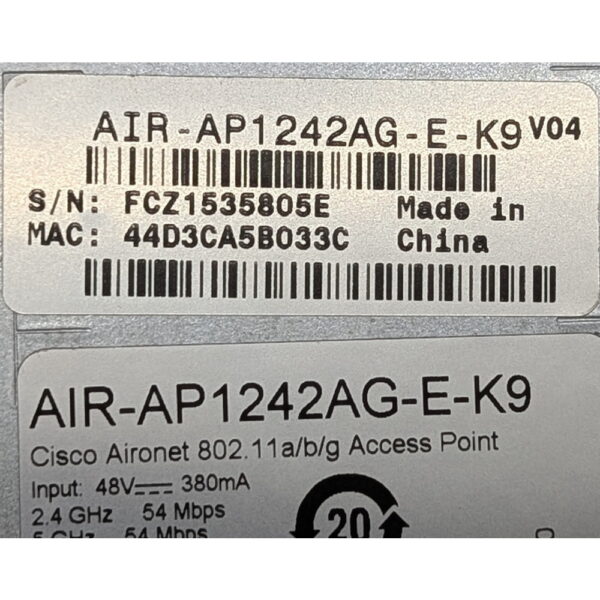 Точка доступа Cisco AIR-AP1242AG-E-K9