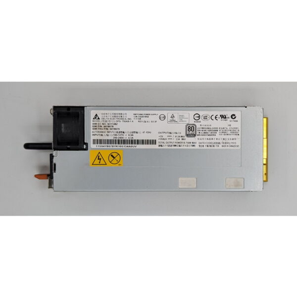Блок питания 94y8078, 94y8079, DPS-750AB-1 A, IBM x3550 M4, 750 Вт