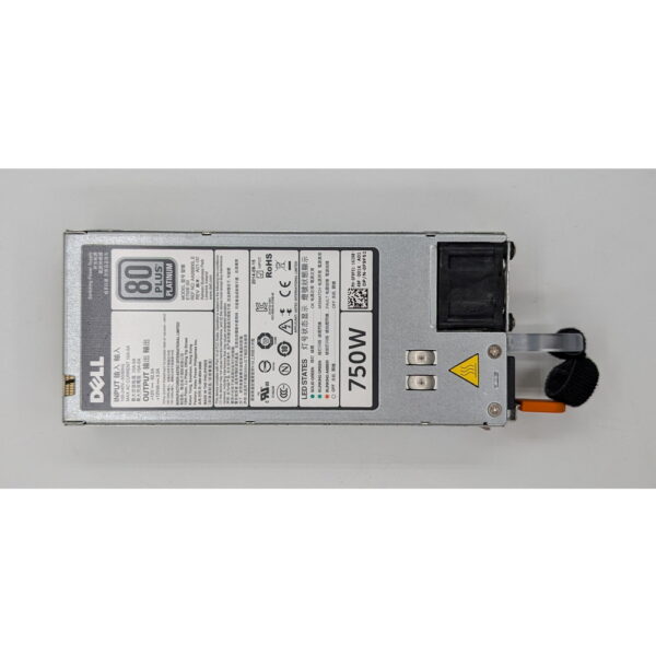 Блок питания 0F9F51, E750E-S0, Dell PowerEdge R520, R620, R720, R720XD, R820, R830, R920, T320, T420, T620, 750 Вт