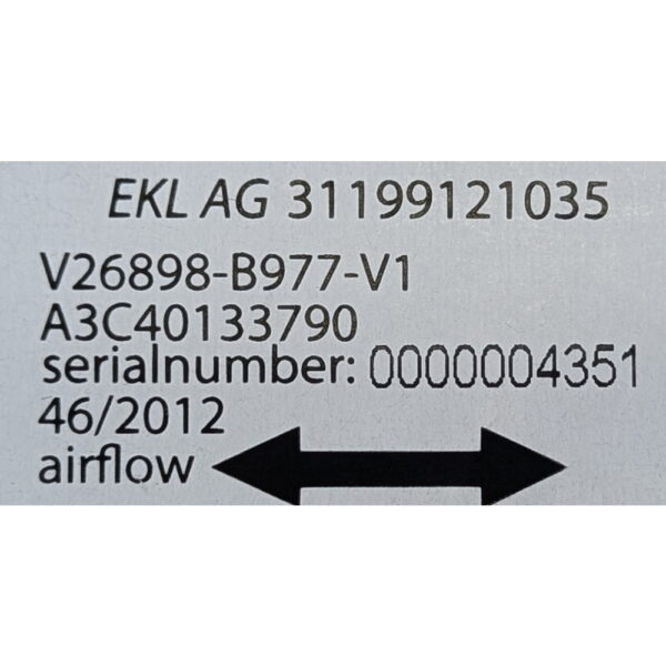 Радиатор A3C40133790, V26898-B977-V1, Fujitsu Primergy RX350S8 RX350S7 RX300S8 RX300S7 SX350S8 TX300S8 TX300S7