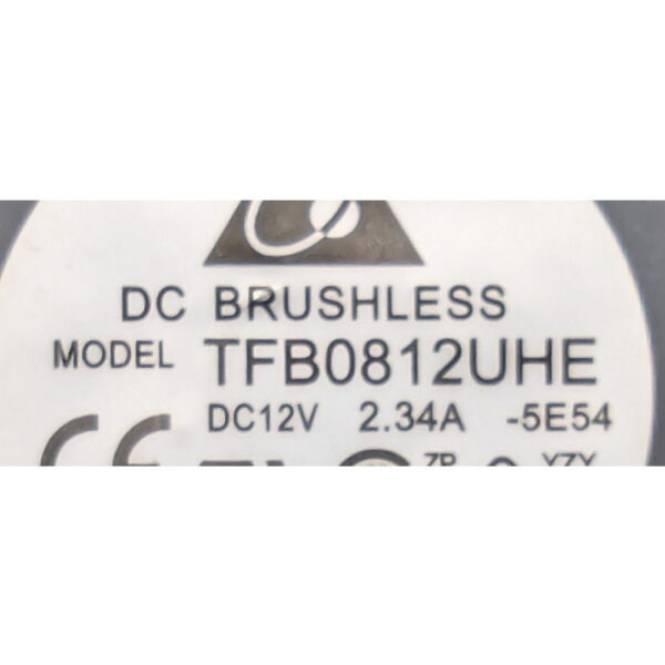 Вентилятор TFB0812UHE, Delta 12V, 2.34A, 80x38мм, 4pin