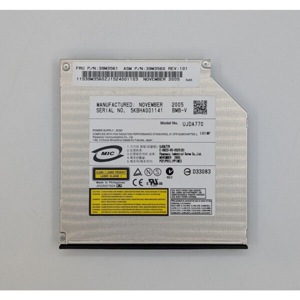 Привод DVD-RW 39M3561, 39M3560, UJDA770, IBM, 12.7, IDE
